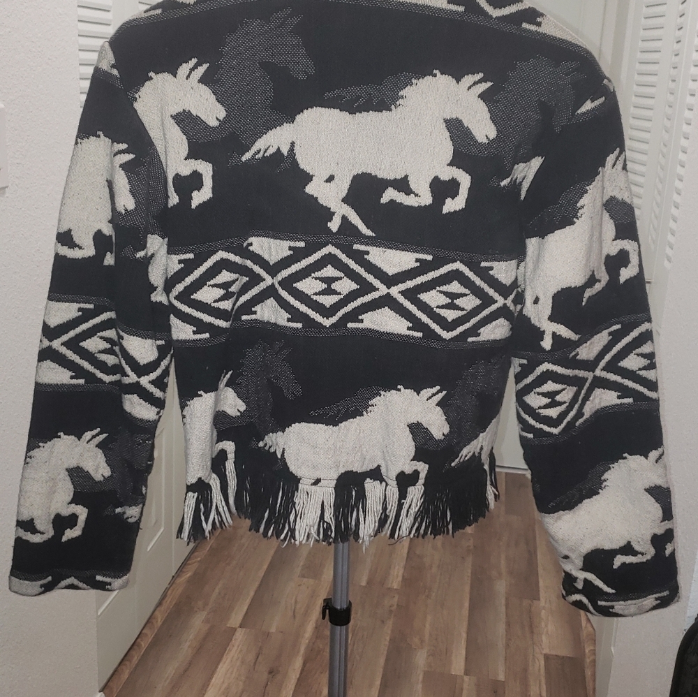 Jacket with Horse Design